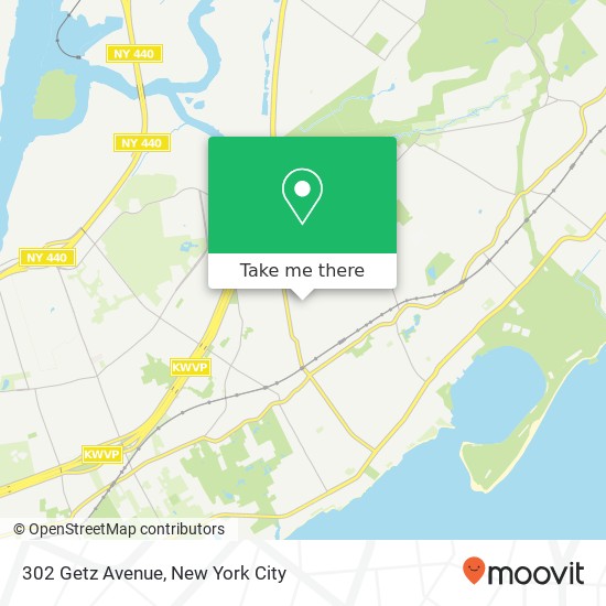 302 Getz Avenue, 302 Getz Ave, Staten Island, NY 10312, USA map