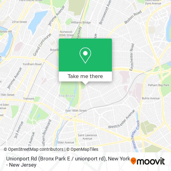 Mapa de Unionport Rd (Bronx Park E / unionport rd)