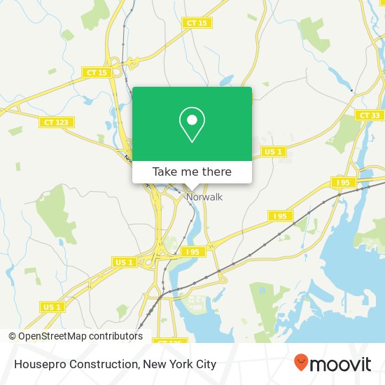 Housepro Construction map