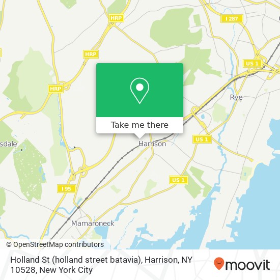 Mapa de Holland St (holland street batavia), Harrison, NY 10528