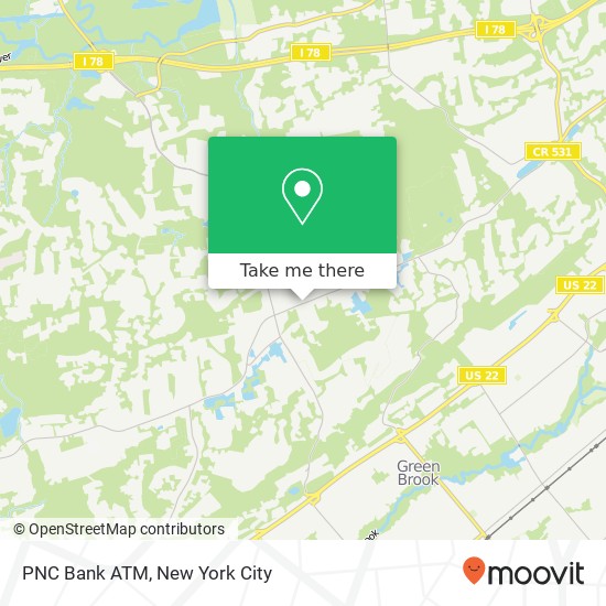 PNC Bank ATM, 45 Mountain Blvd map