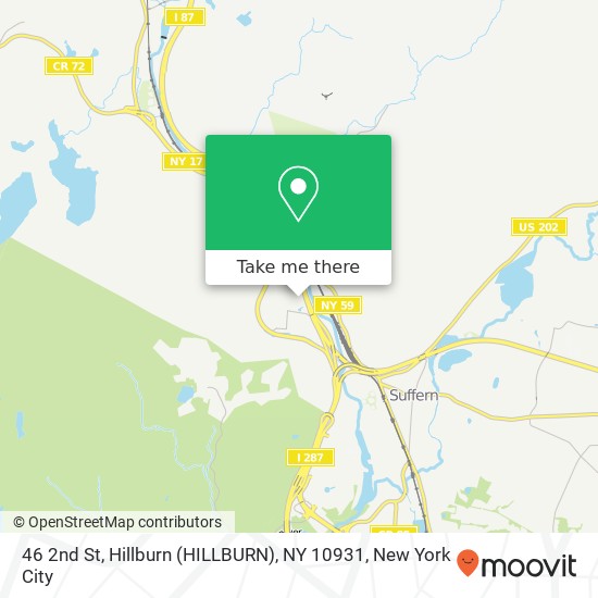 46 2nd St, Hillburn (HILLBURN), NY 10931 map