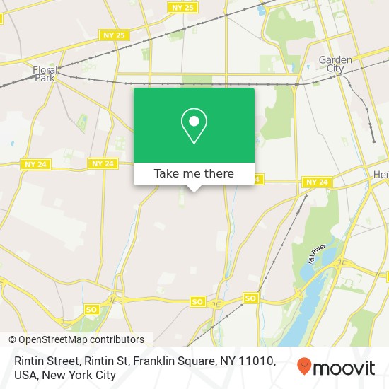 Rintin Street, Rintin St, Franklin Square, NY 11010, USA map