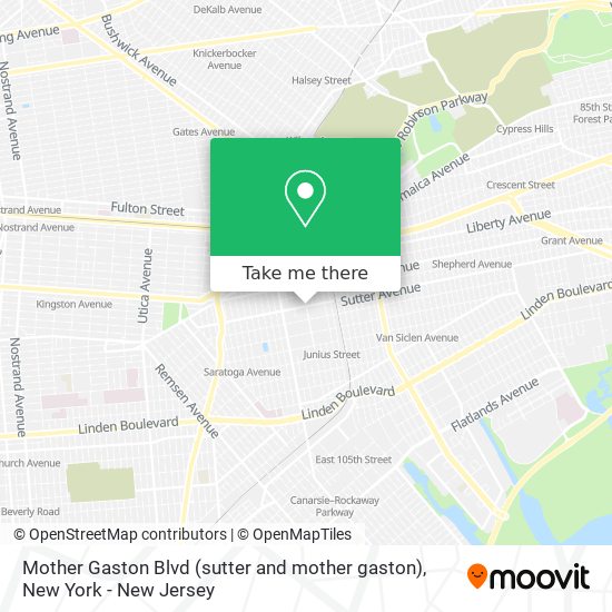 Mapa de Mother Gaston Blvd (sutter and mother gaston)