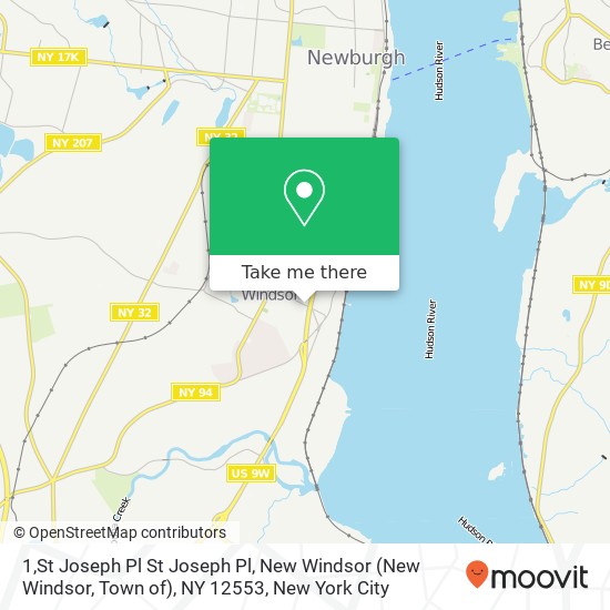 1,St Joseph Pl St Joseph Pl, New Windsor (New Windsor, Town of), NY 12553 map