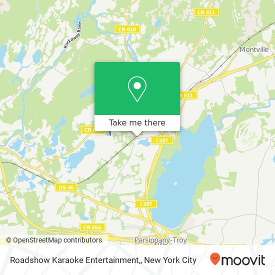 Roadshow Karaoke Entertainment, map