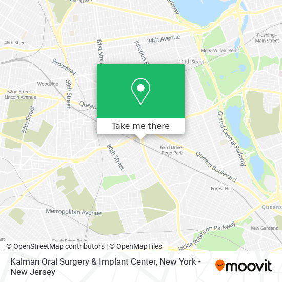 Mapa de Kalman Oral Surgery & Implant Center