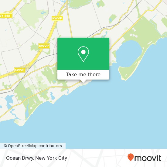 Mapa de Ocean Drwy, Staten Island, NY 10312