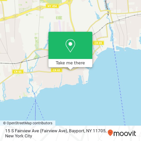 15 S Fairview Ave (Fairview Ave), Bayport, NY 11705 map