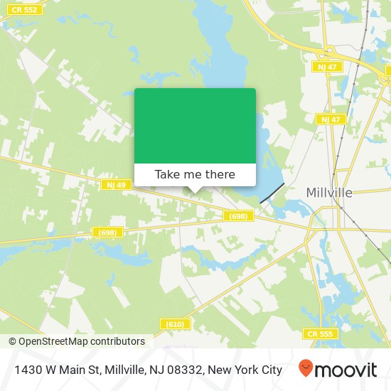 1430 W Main St, Millville, NJ 08332 map