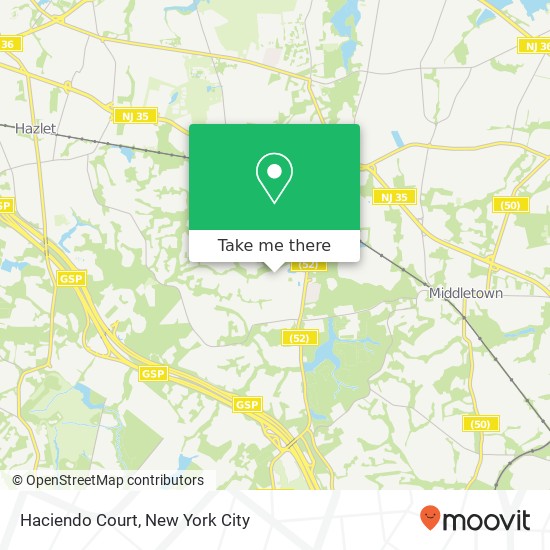 Haciendo Court, Haciendo Ct, Holmdel, NJ 07733, USA map
