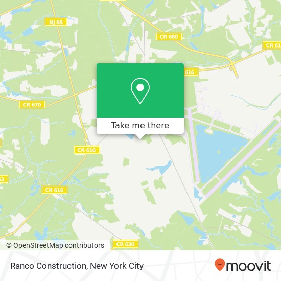 Ranco Construction map