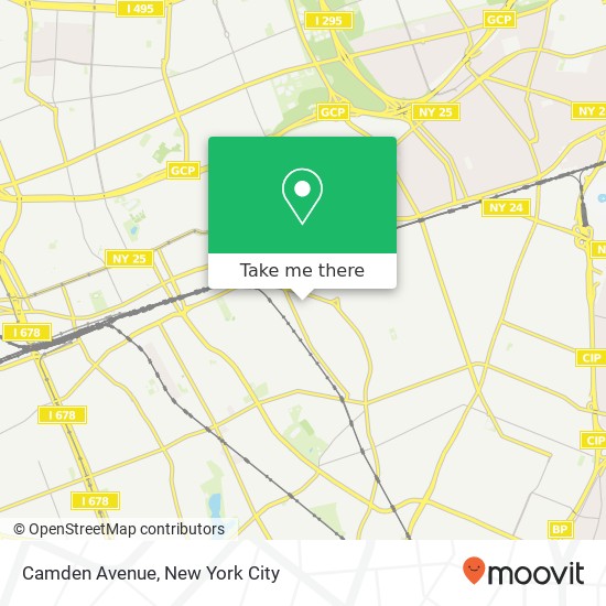 Mapa de Camden Avenue, Camden Ave, Queens, NY 11412, USA