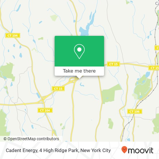 Mapa de Cadent Energy, 4 High Ridge Park