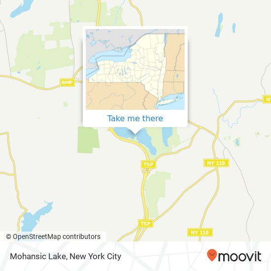 Mohansic Lake map