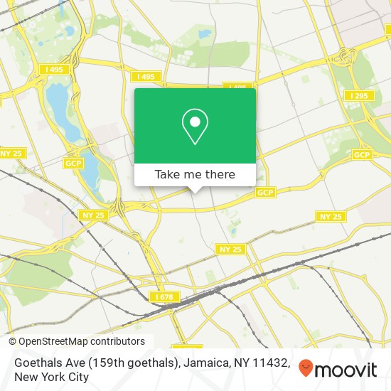 Mapa de Goethals Ave (159th goethals), Jamaica, NY 11432