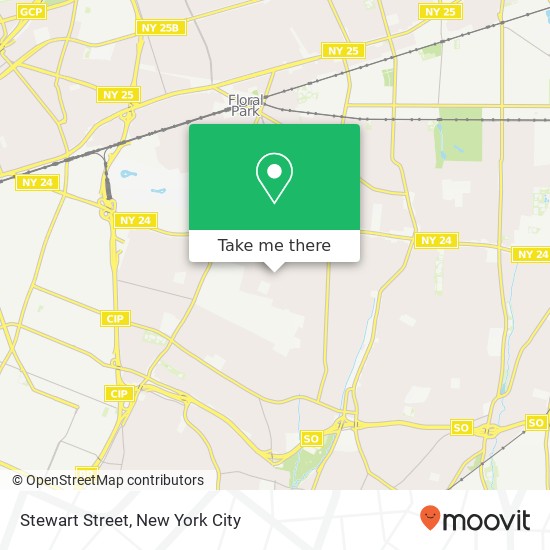 Stewart Street, Stewart St, Elmont, NY 11003, USA map