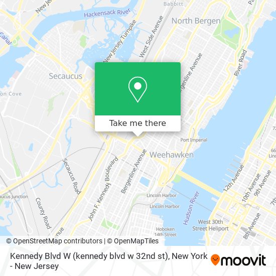 Mapa de Kennedy Blvd W (kennedy blvd w 32nd st)