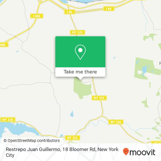 Restrepo Juan Guillermo, 18 Bloomer Rd map