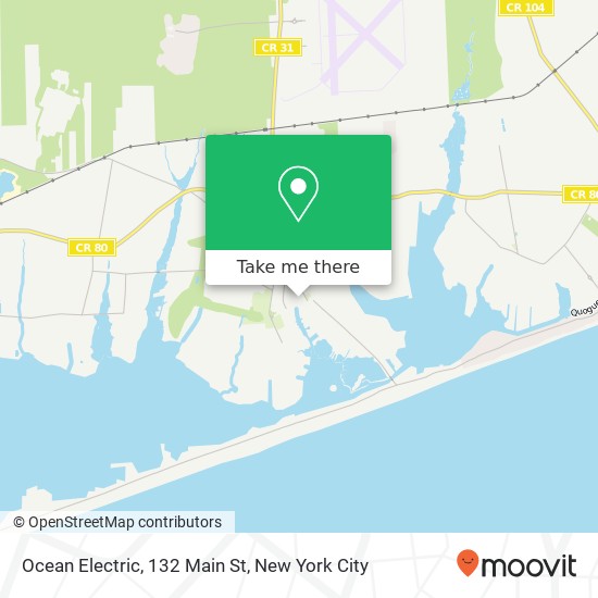 Mapa de Ocean Electric, 132 Main St