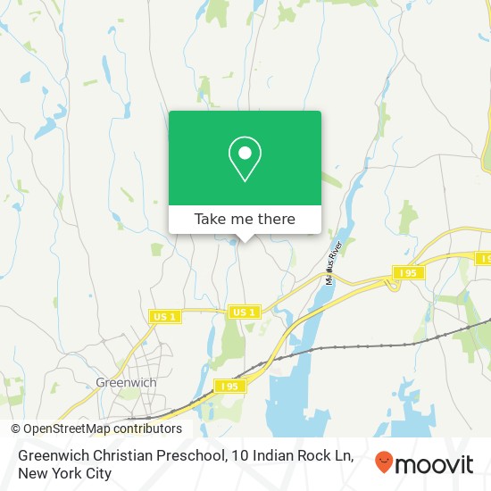 Greenwich Christian Preschool, 10 Indian Rock Ln map