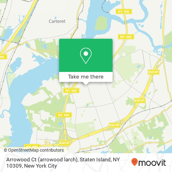 Arrowood Ct (arrowood larch), Staten Island, NY 10309 map