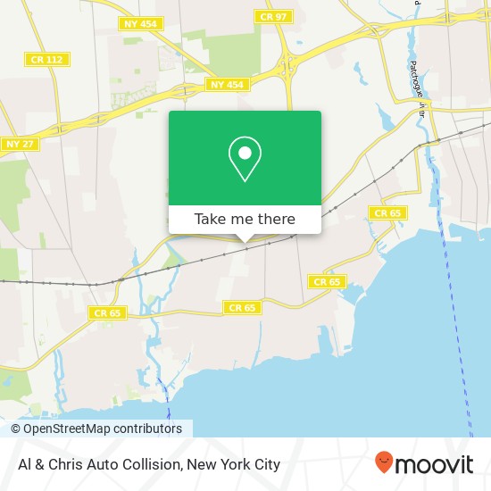 Mapa de Al & Chris Auto Collision, 748 Montauk Hwy