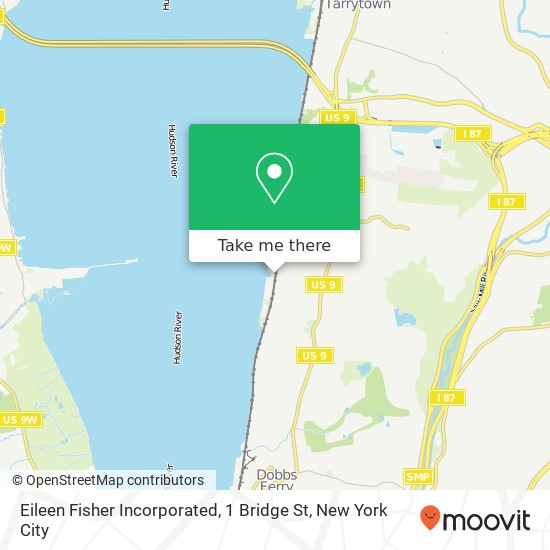 Eileen Fisher Incorporated, 1 Bridge St map