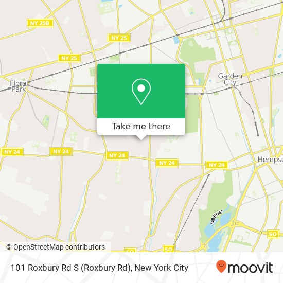 101 Roxbury Rd S (Roxbury Rd), Garden City, NY 11530 map