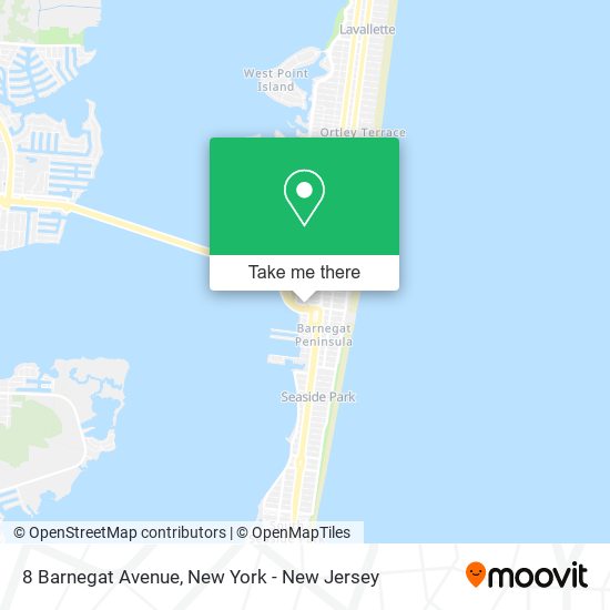 Mapa de 8 Barnegat Avenue