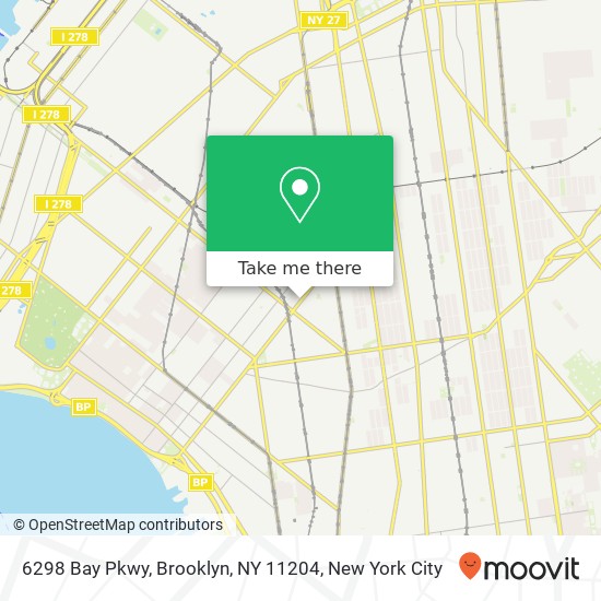 6298 Bay Pkwy, Brooklyn, NY 11204 map