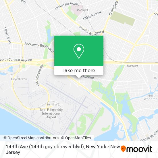 Mapa de 149th Ave (149th guy r brewer blvd)