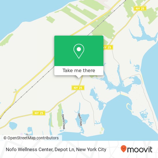 Mapa de Nofo Wellness Center, Depot Ln