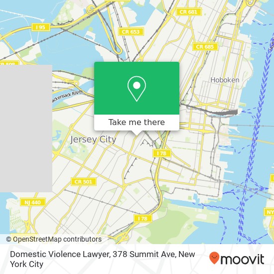 Domestic Violence Lawyer, 378 Summit Ave map