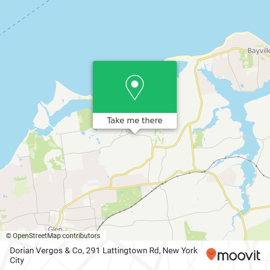 Mapa de Dorian Vergos & Co, 291 Lattingtown Rd