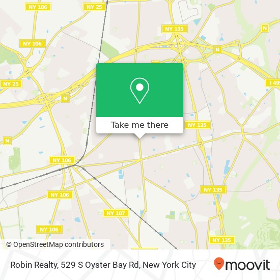 Mapa de Robin Realty, 529 S Oyster Bay Rd