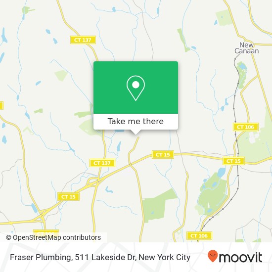 Mapa de Fraser Plumbing, 511 Lakeside Dr