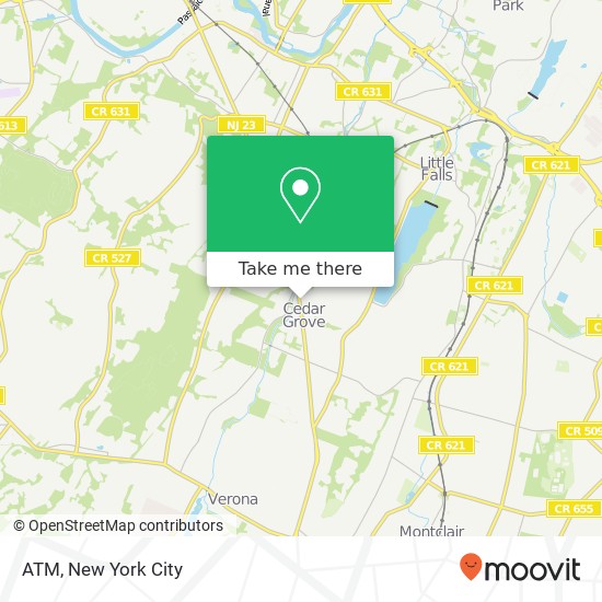 Mapa de ATM, 597 Pompton Ave
