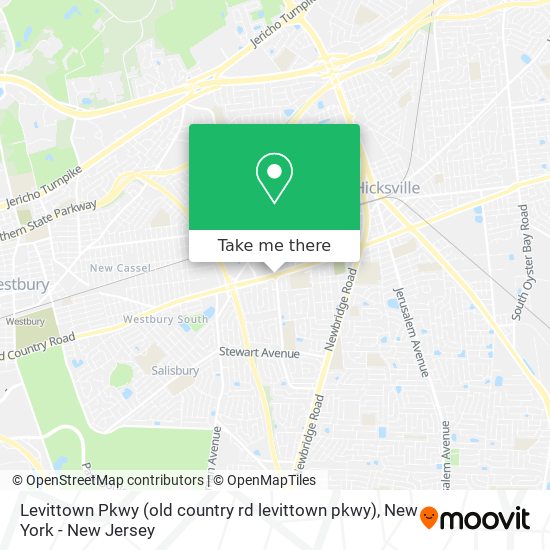 Levittown Pkwy (old country rd levittown pkwy) map