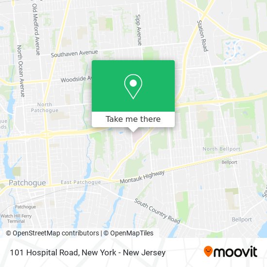 Mapa de 101 Hospital Road