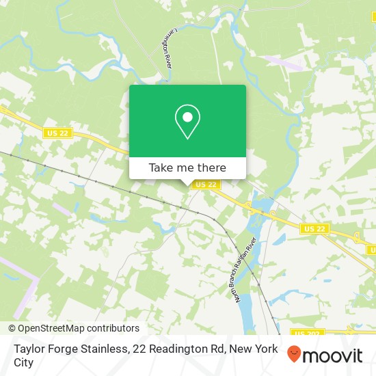 Taylor Forge Stainless, 22 Readington Rd map