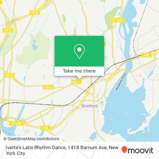 Ivette's Latin Rhythm Dance, 1418 Barnum Ave map