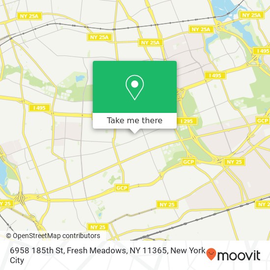 6958 185th St, Fresh Meadows, NY 11365 map