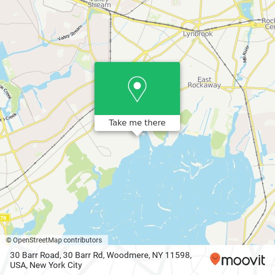 30 Barr Road, 30 Barr Rd, Woodmere, NY 11598, USA map