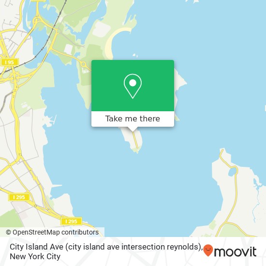 Mapa de City Island Ave (city island ave intersection reynolds), Bronx, NY 10464