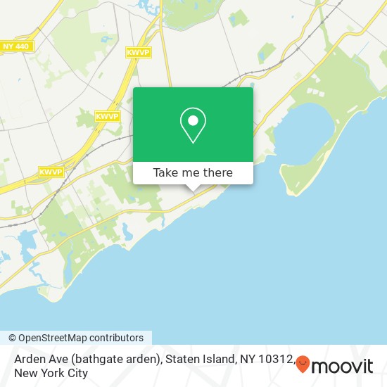 Arden Ave (bathgate arden), Staten Island, NY 10312 map