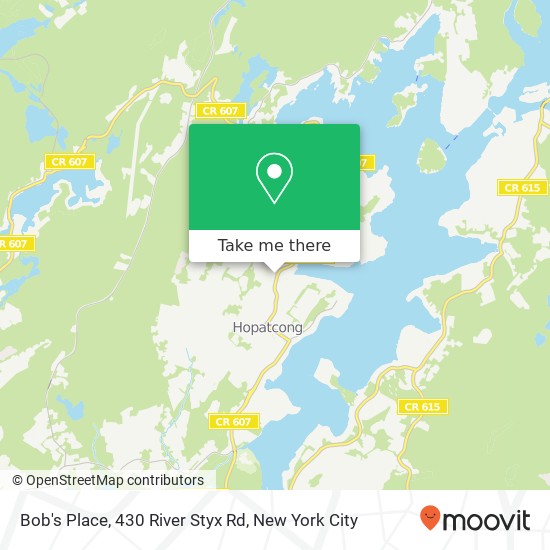 Mapa de Bob's Place, 430 River Styx Rd