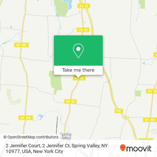 2 Jennifer Court, 2 Jennifer Ct, Spring Valley, NY 10977, USA map