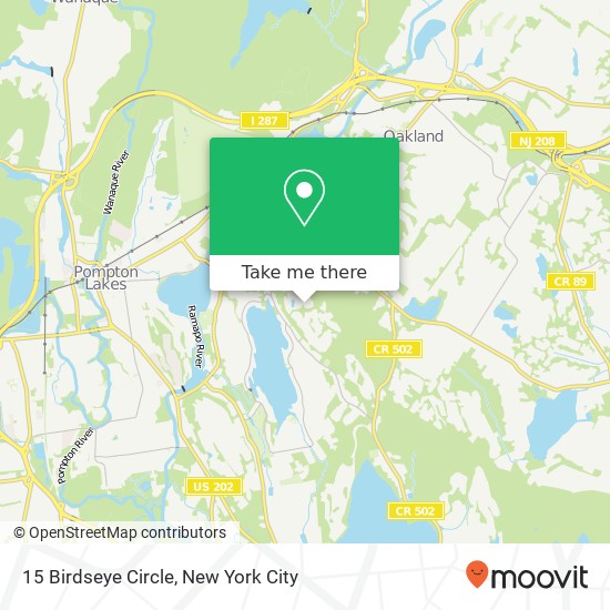 15 Birdseye Circle, 15 Birdseye Cir, Wayne, NJ 07470, USA map