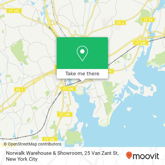 Norwalk Warehouse & Showroom, 25 Van Zant St map